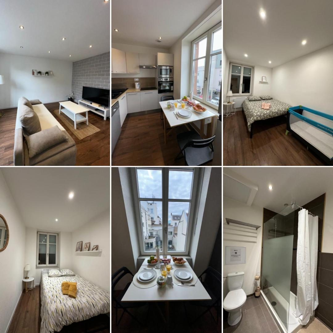 #3 Joli appartement T3 Mulhouse centre,Neuf, calme et tout équipé Exterior foto